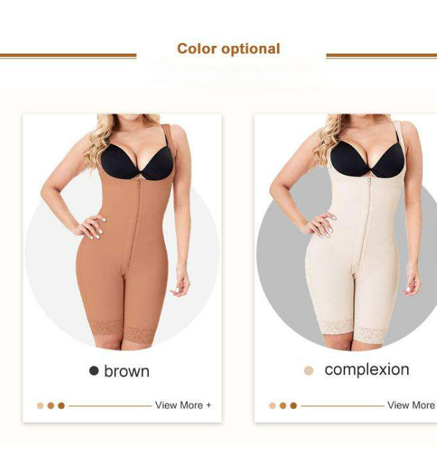 Solana Lace Elegance – Firm Compression Full‑Body Shapewear Bodysuit