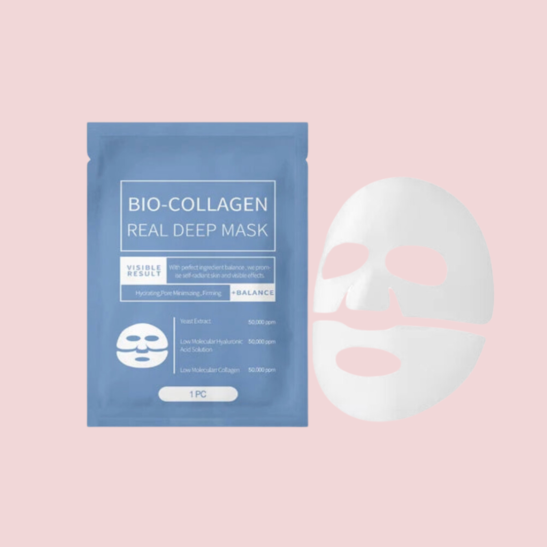 Masque visage au collagène bio Derma Eterna - Anti-âge et hydratant