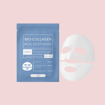 Masque visage au collagène bio Derma Eterna - Anti-âge et hydratant