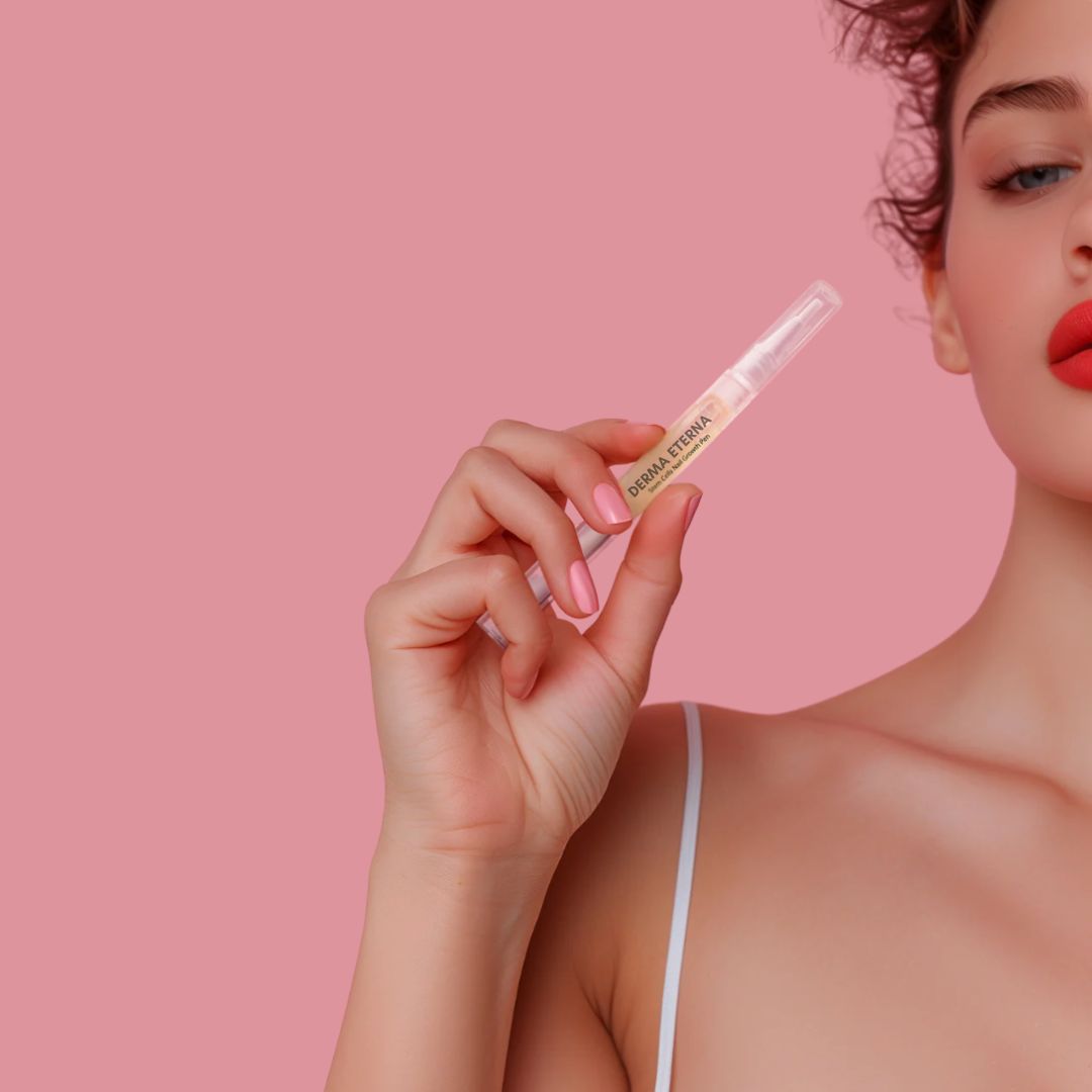 Stylo de croissance des ongles aux cellules souches – Revitalisant et huile fortifiante pour cuticules | Prévient la repousse des ongles, adoucit le vernis et nourrit les ongles