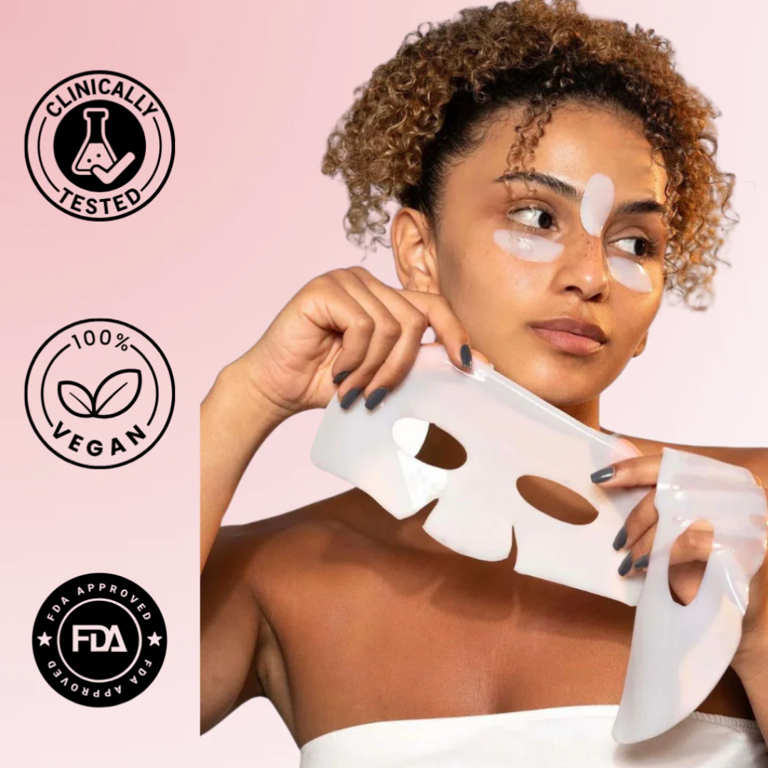 Masque visage au collagène bio Derma Eterna - Anti-âge et hydratant