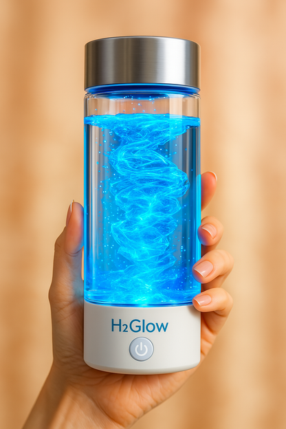 H2Glow™ Hydrogen Water Bottle for Glowing Skin, Energy & Inflammation