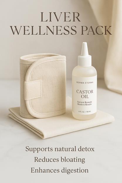 Derma Eterna Liver Rescue Bundle - Castor Oil + Body Wrap