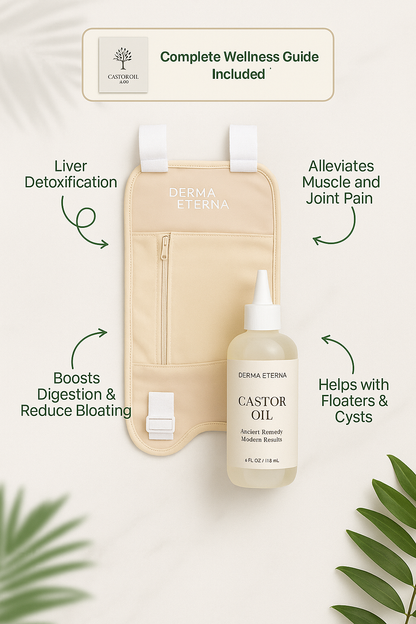 Derma Eterna Liver Rescue Bundle - Castor Oil + Body Wrap