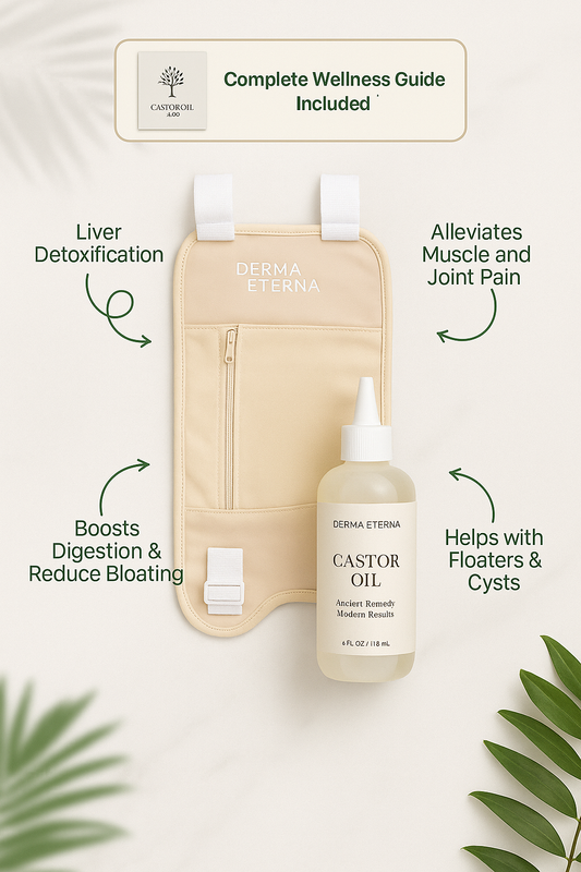 Derma Eterna Liver Rescue Bundle - Castor Oil + Body Wrap