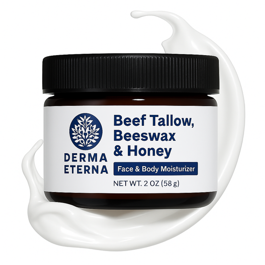 Beef Tallow & Beeswax Moisturizer | Natural Daily Face & Body Cream