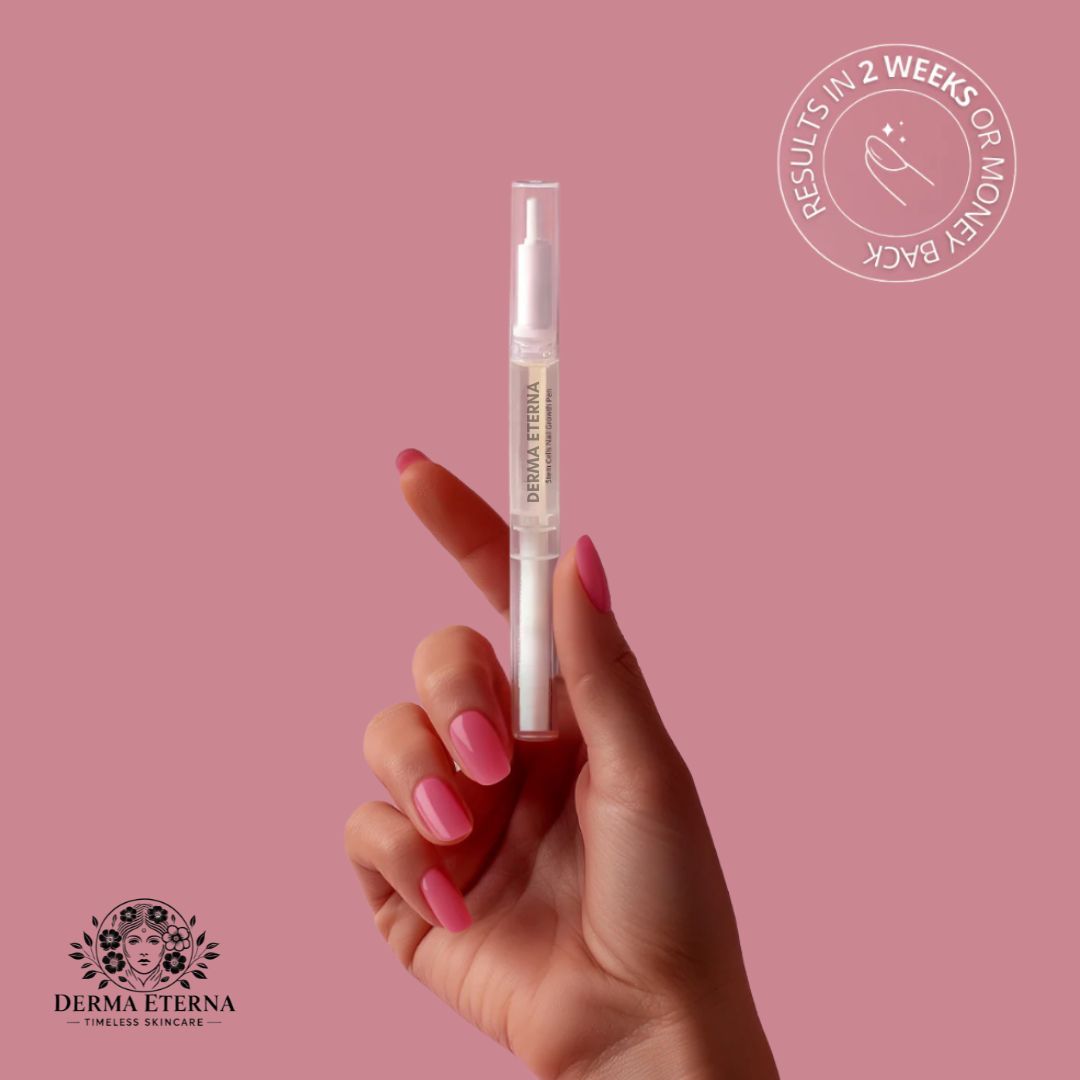 Stylo de croissance des ongles aux cellules souches – Revitalisant et huile fortifiante pour cuticules | Prévient la repousse des ongles, adoucit le vernis et nourrit les ongles