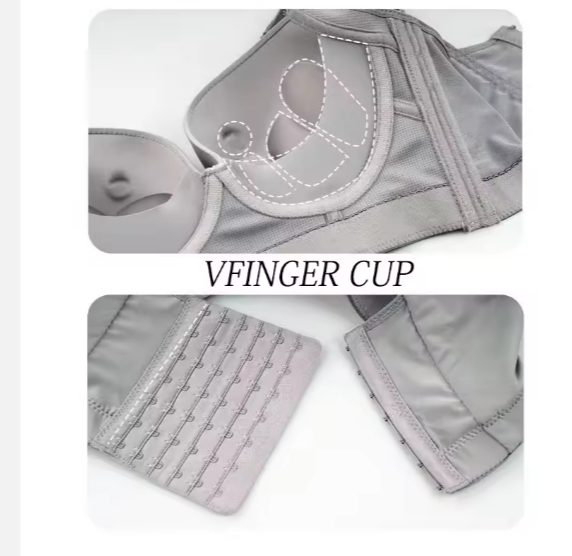 Thalia Thick-Pad Push-Up Bra for Plus-Size Women, Gathered Cups