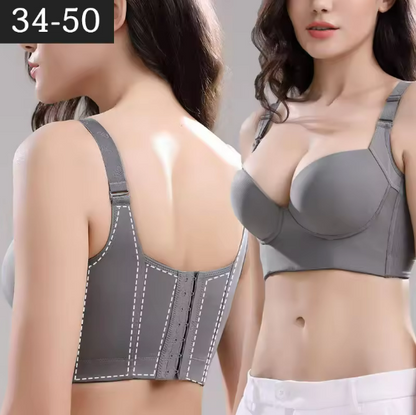 Thalia Thick-Pad Push-Up Bra for Plus-Size Women, Gathered Cups