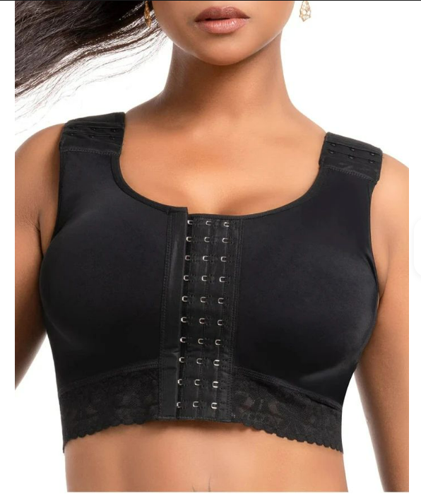 Maxene Fajas Girdle– Front-Closure Bra & Sculpting Zipper Fit