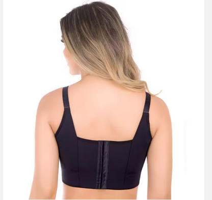 Luxury Deep-Cup Faja Bra – Full-Back Smoothing Shaping Fajas with Lift