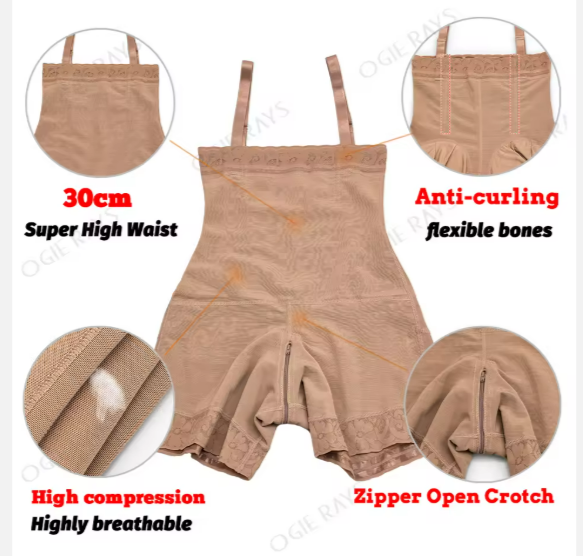 High-Waist Tummy Control Shaping Shorts  Butt-Lift Shapewear