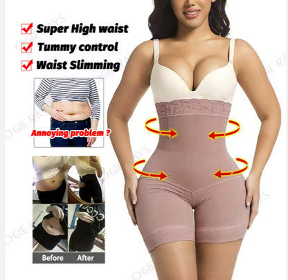 High-Waist Tummy Control Shaping Shorts  Butt-Lift Shapewear