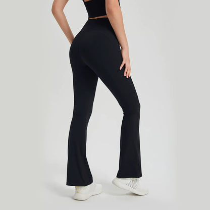 Antibacterial Flared Yoga Pants Leggings