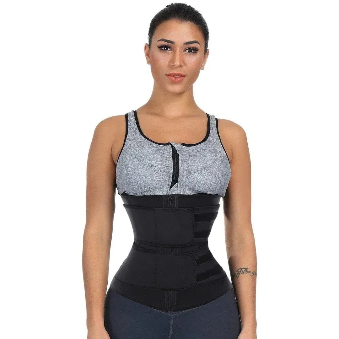 Zippered Slimming Belt Fitness Waist Trainer