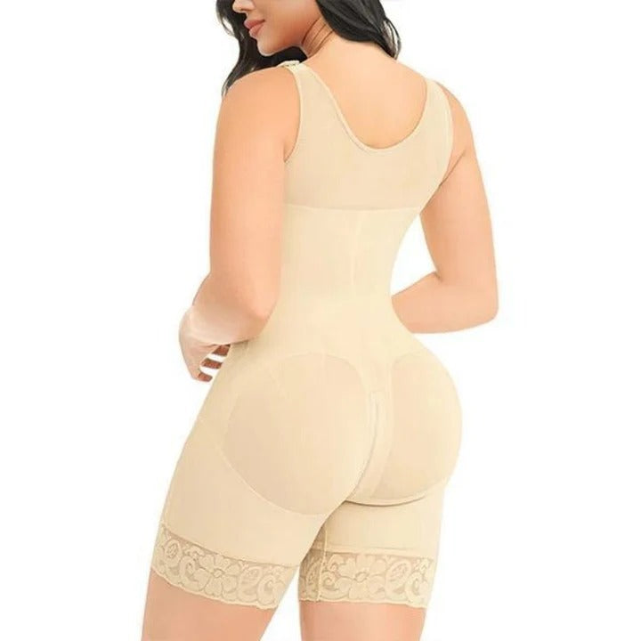 Zipper One-Piece Slimming Waist Butt Lifter Shapewear