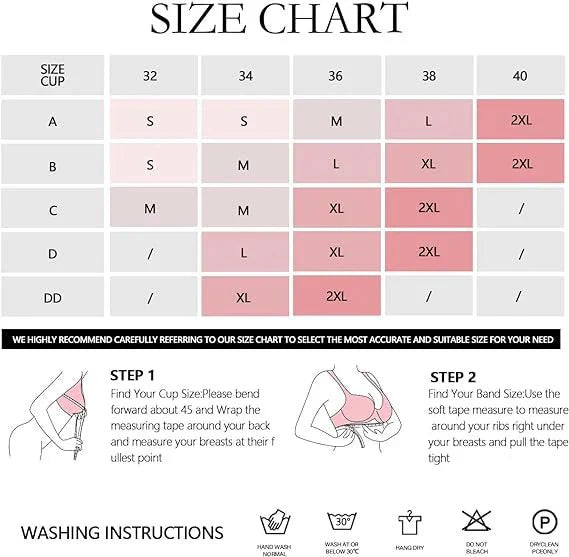 Seamless Full Coverage Push Up No Underwire Bras - LUNA