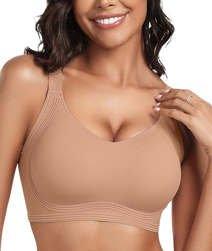 Seamless Full Coverage Push Up No Underwire Bras - LUNA