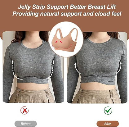 Seamless Full Coverage Push Up No Underwire Bras - LUNA